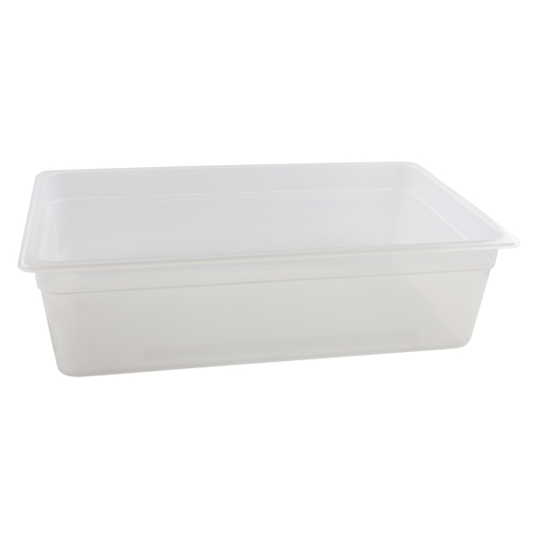 1/1 -Polypropylene GN Pan 150mm Clear - PP11-150 (Pack of 6)