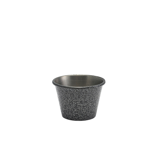 2.5oz Stainless Steel Ramekin Hammered Silver - RAMH2S (Pack of 24)