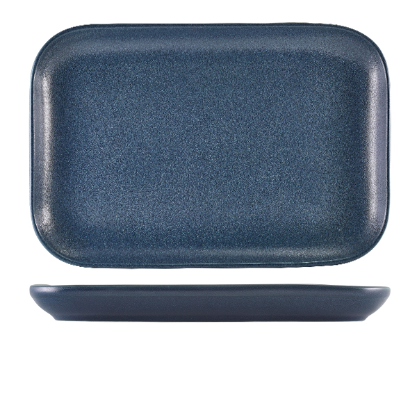 Terra Stoneware Antigo Denim Rectangular Plate 34.5 x 23.5cm - RP-ADM34 (Pack of 6)