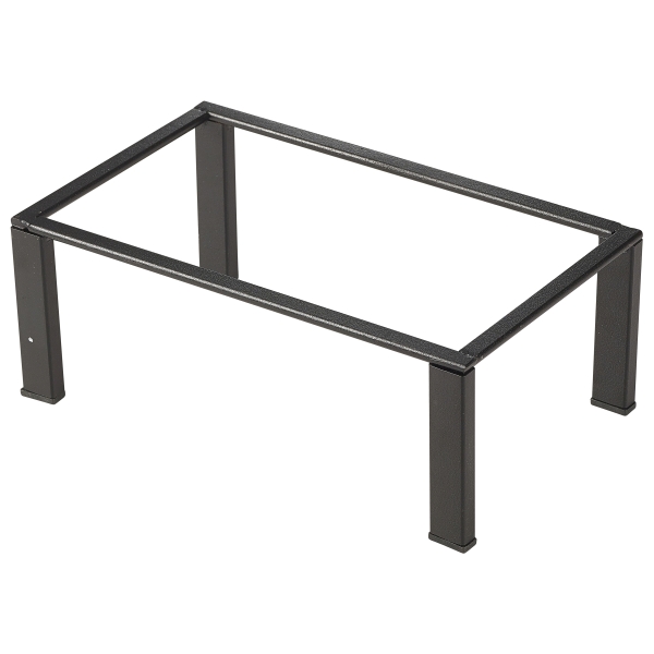 Black GN Buffet Riser GN 1/4 10cm (H) - RSR-GN1410