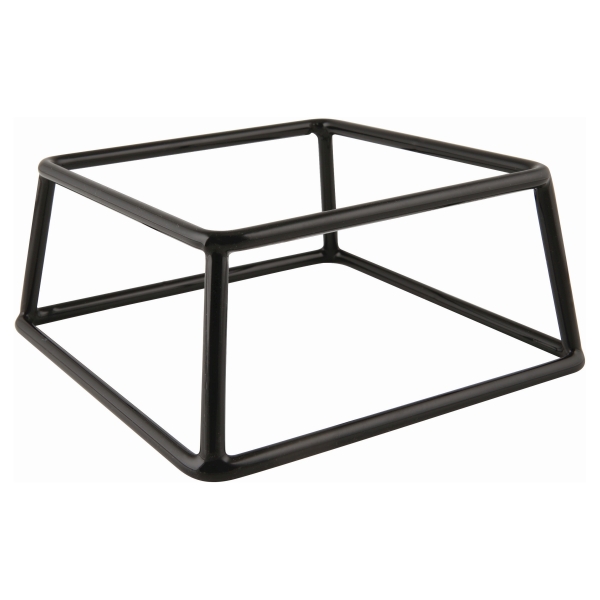 Genware Black Anti-Slip Buffet Riser 18 x 8cm - RSR-WBK08