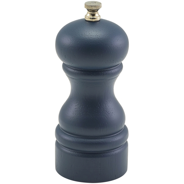 Blue Wooden Salt/Pepper Grinder 13cm - SPWD13BL