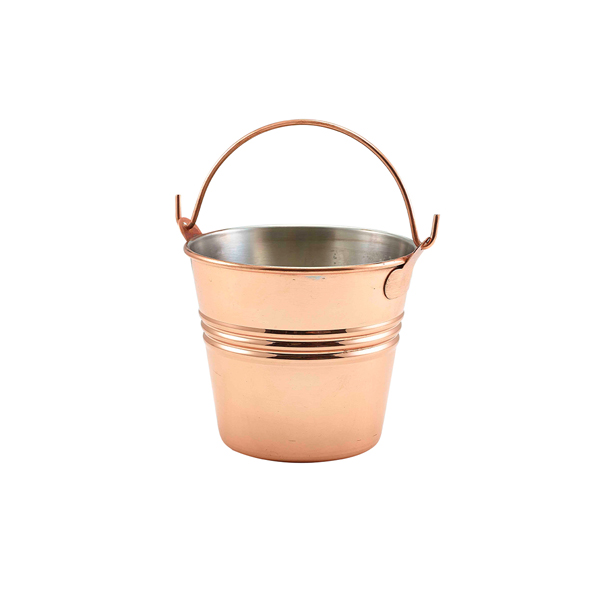 Copper Plated Serving Bucket 10cm Dia - SSBC10 (Pack of 12)