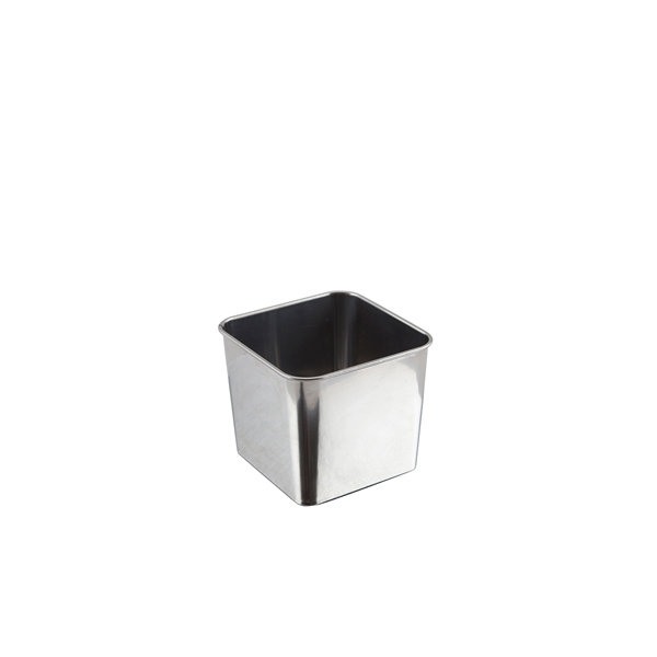Stainless Steel Square Tub 8 x 8 x 6cm - SSQ8 (Pack of 12)