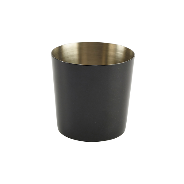 Black Stainless Steel Serving Cup 8.5 x 8.5cm - SVC8BK (Pack of 12)