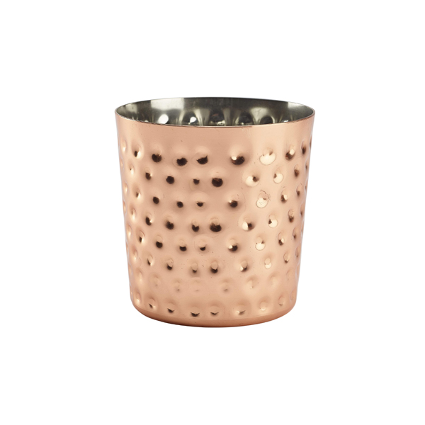 Hammered Copper Plated Serving Cup 8.5 x 8.5cm - SVH8C (Pack of 12)