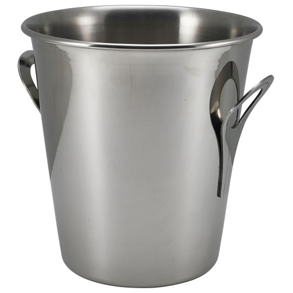 S/St.Wine Bucket Tulip Design -St/St Handles - T502