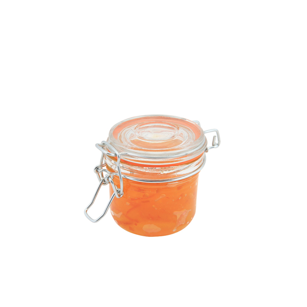 Genware Glass Terrine Jar 200ml 8.2 x 8.1cm - TJ-L (Pack of 12)