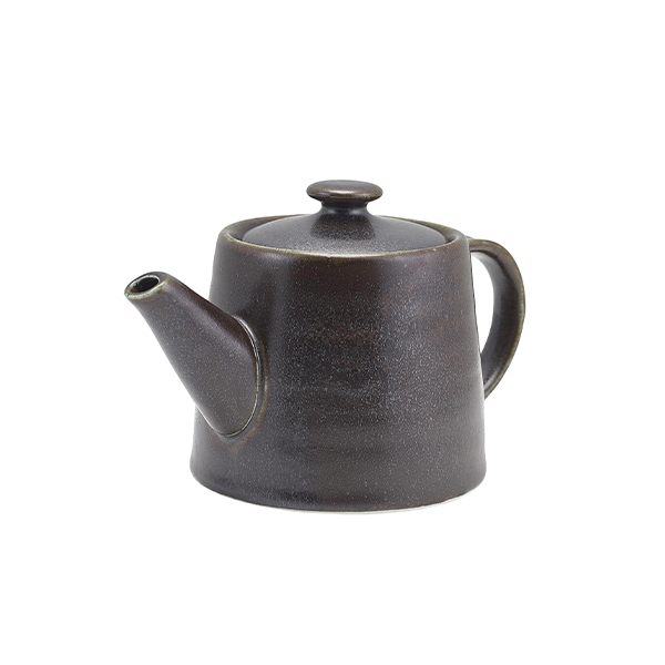 Terra Porcelain Black Teapot 50cl/17.6oz - TP-PBK50 (Pack of 6)