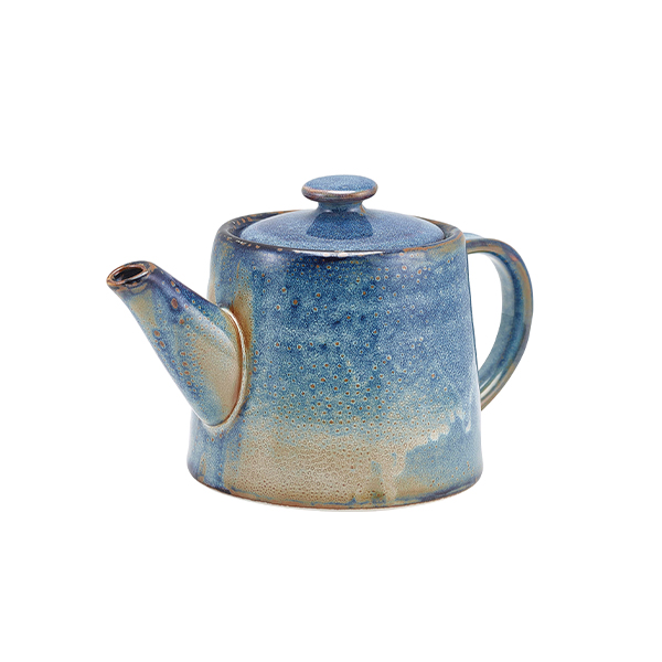 Terra Porcelain Aqua Blue Teapot 50cl/17.6oz - TP-PBL50 (Pack of 6)