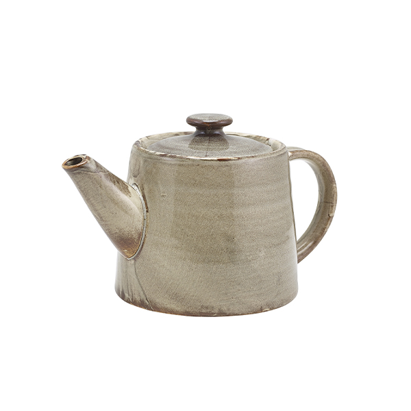 Terra Porcelain Grey Teapot 50cl/17.6oz - TP-PG50 (Pack of 6)