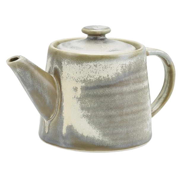 Terra Porcelain Matt Grey Teapot 50cl/17.6oz - TP-PMG50 (Pack of 6)