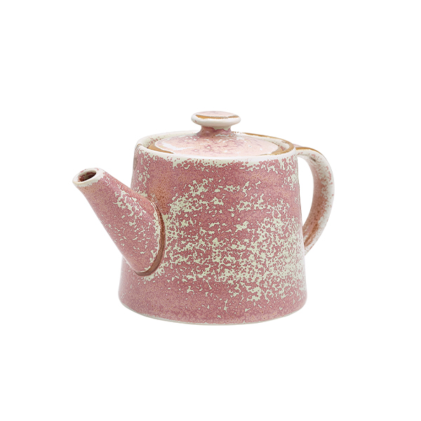 Terra Porcelain Rose Teapot 50cl/17.6oz - TP-PRS50 (Pack of 6)