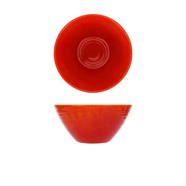 Orange Glazed Melamine Casablanca Bowl 20.5 x 9.5cm - CA200935