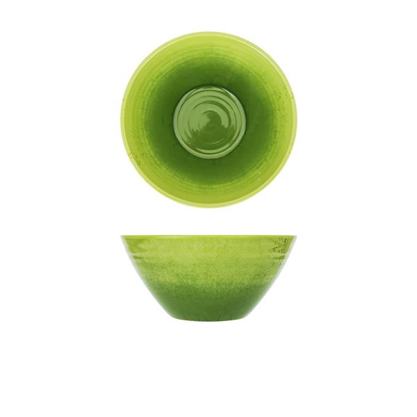 Light Green Glazed Melamine Casablanca Bowl 20.5 x 9.5cm - CA200936