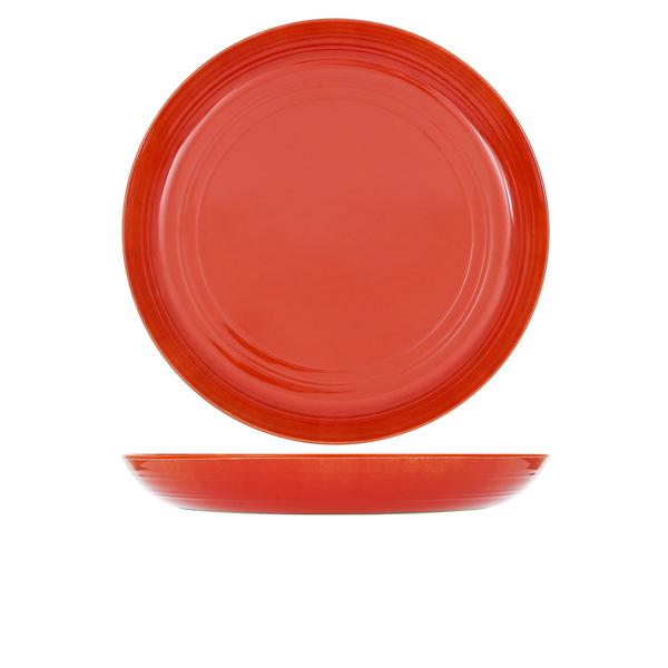 Orange Glazed Melamine Casablanca Bowl 38 x 4.5cm - CA380935