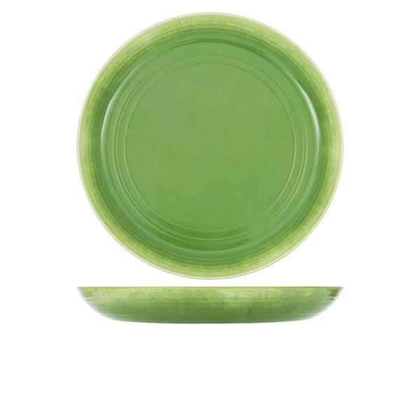 Light Green Glazed Melamine Casablanca Bowl 38 x 4.5cm - CA380936
