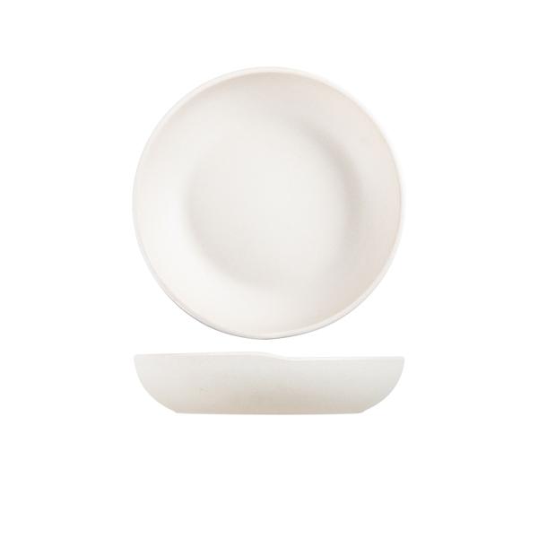 White Copenhagen Melamine Coupe Bowl 24.5 x 5.3cm - CP242445 (Pack of 6)