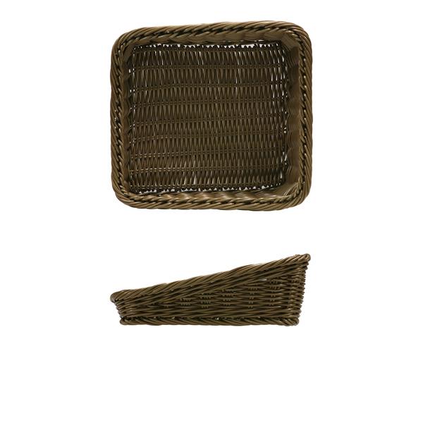 Polywicker Angled Basket 26.5 x 26.5 x 40/ 100mm - LB260209