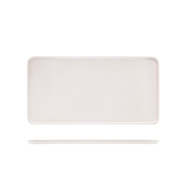 White Tokyo Melamine Bento Box Lid 34.8 x 18cm - LID350145 (Pack of 6)