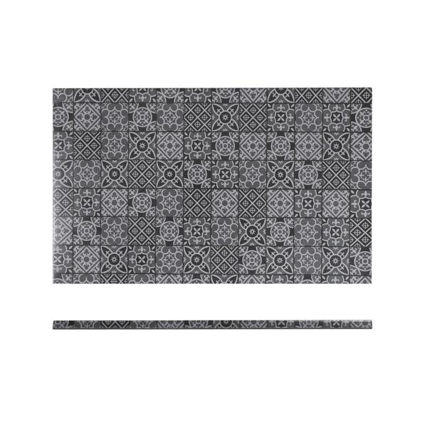 Black Marrakesh Melamine GN 1/1 Slab 53 x 32.5cm - MK110872