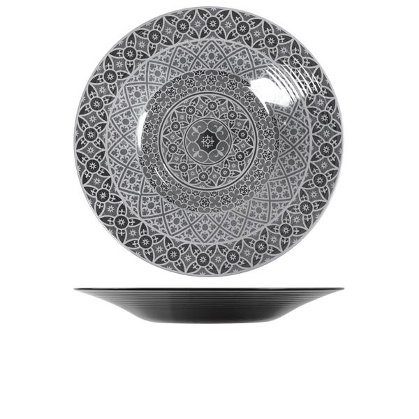 Black Marrakesh Melamine Bowl 48 x 6cm - MK480972