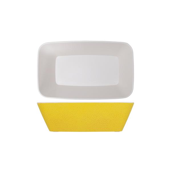 Lemon Yellow Seville Melamine GN 1/4 Deep Dish 26.5 x 16.2 x 8cm - SV140142