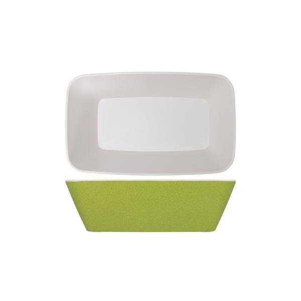 Lime Green Seville Melamine GN 1/4 Deep Dish 26.5 x 16.2 x 8cm - SV140144