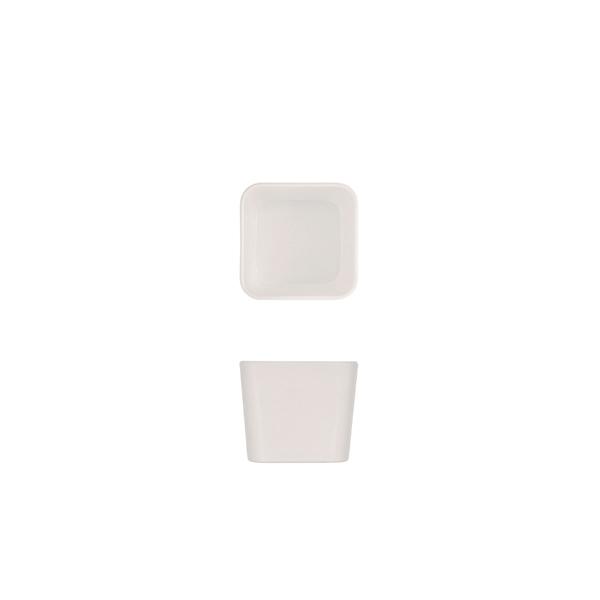 White Tokyo Melamine Small Bento Box Insert 8.3 x 7cm - TY080445 (Pack of 6)