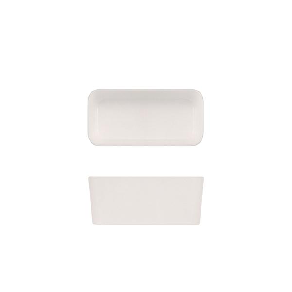 White Tokyo Melamine Middle Bento Box Insert 16.9 x 8.3 x 7cm - TY160445 (Pack of 6)