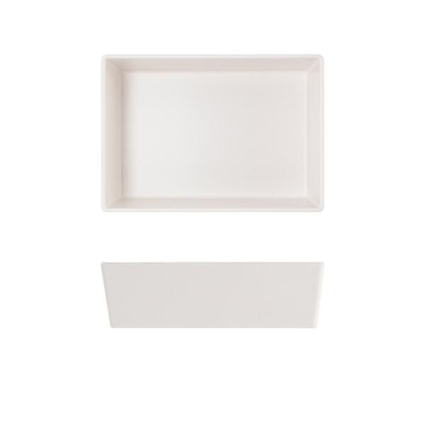 White Tokyo Melamine Salad Box 20.5 x 14.5 x 6cm - TY202745 (Pack of 6)