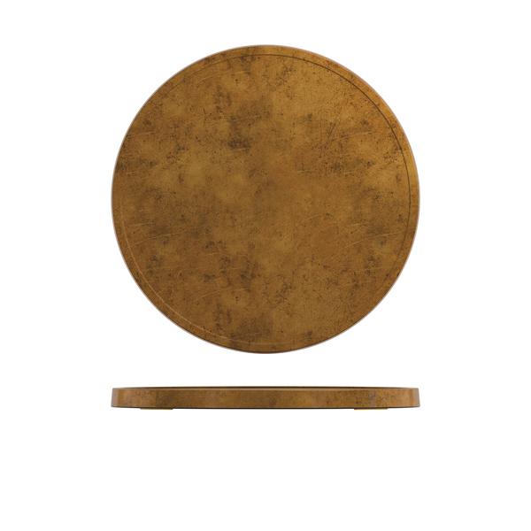 Copper Utah Melamine Round Slab 28.5cm - UH281317