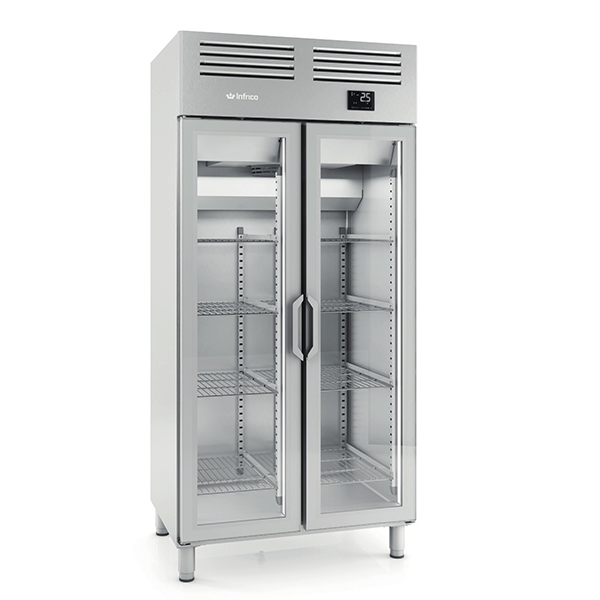 INFRICO Double Glass Door Gastronorm Refrigerator 745L - AGN600-CR