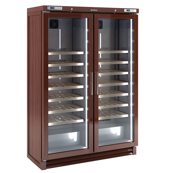 INFRICO Upright Double Door Wine Cellar (200 bottles) - EVV200MX