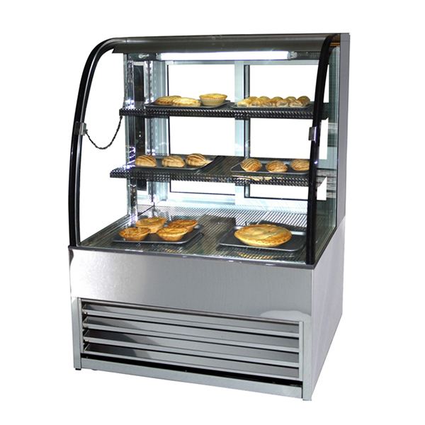 FROST-TECH Heated Patisserie Display 1000mm Wide - HP75-100