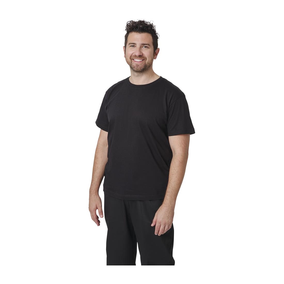 Unisex Chef T-Shirt Black 2XL