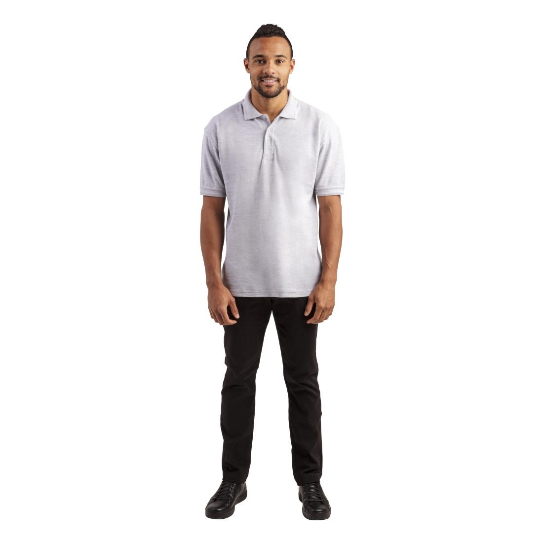 Unisex Polo Shirt Navy Grey XL