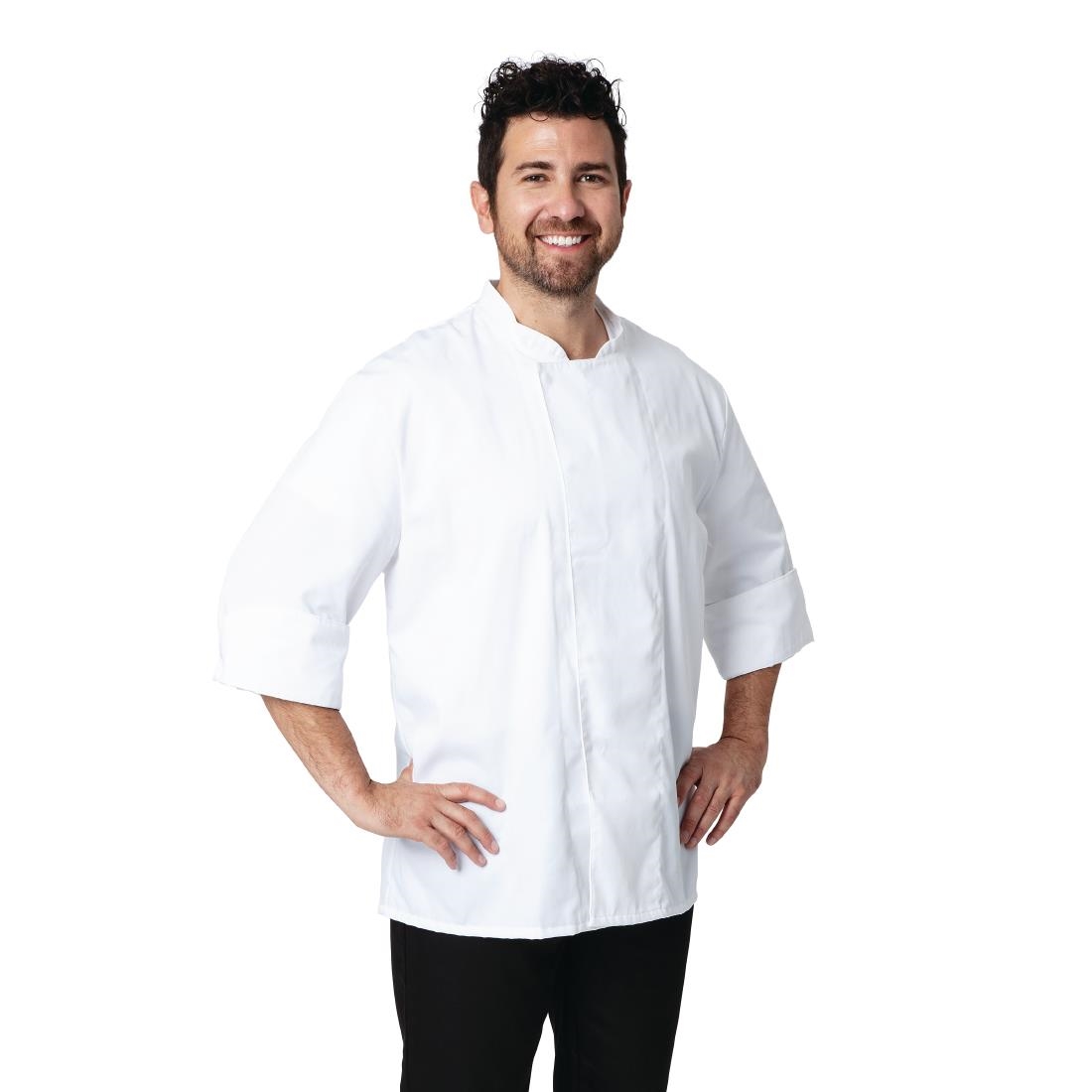 Whites Unisex Atlanta Chef Jacket White Teflon Size L