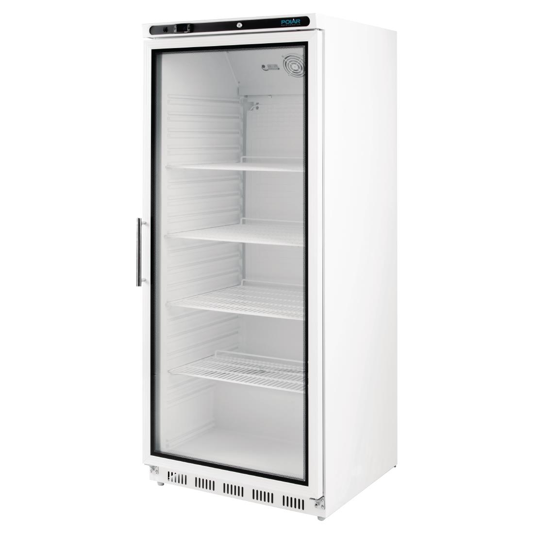 Polar C-Series Upright Display Fridge 600Ltr White