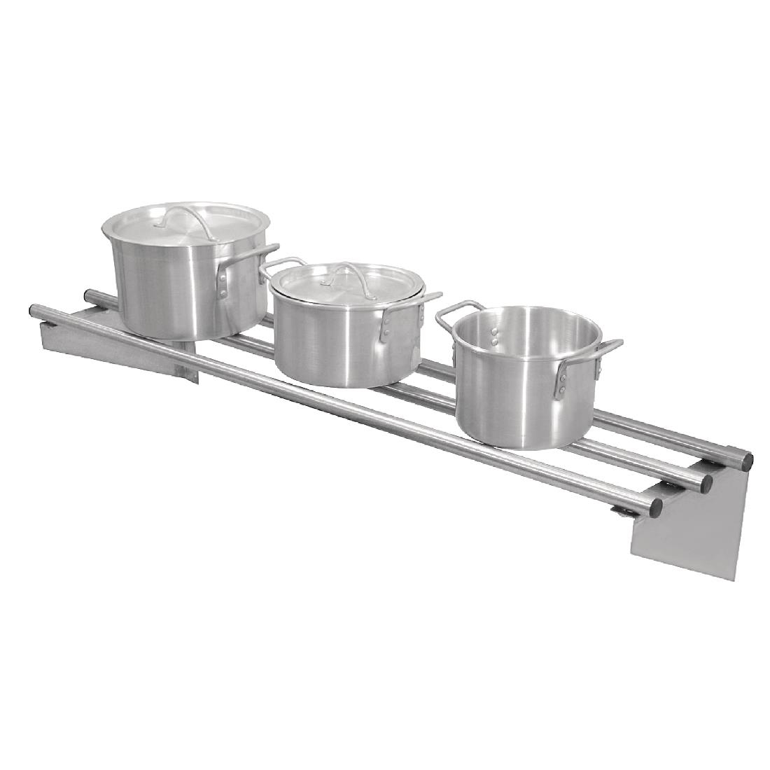 Vogue Stainless Steel Wall Shelf 1200mm