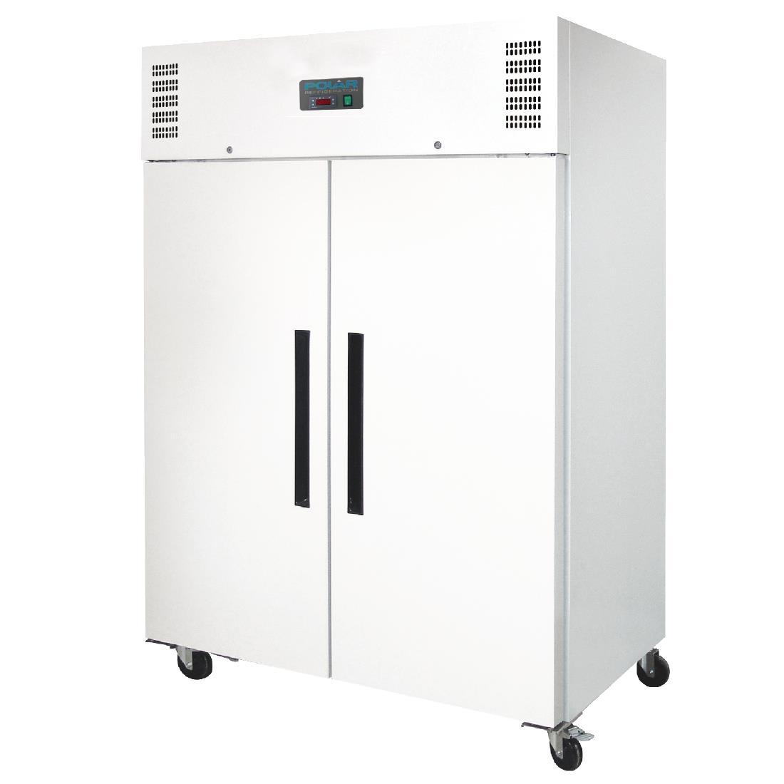 Polar G-Series Upright Double Door Freezer 1200Ltr White