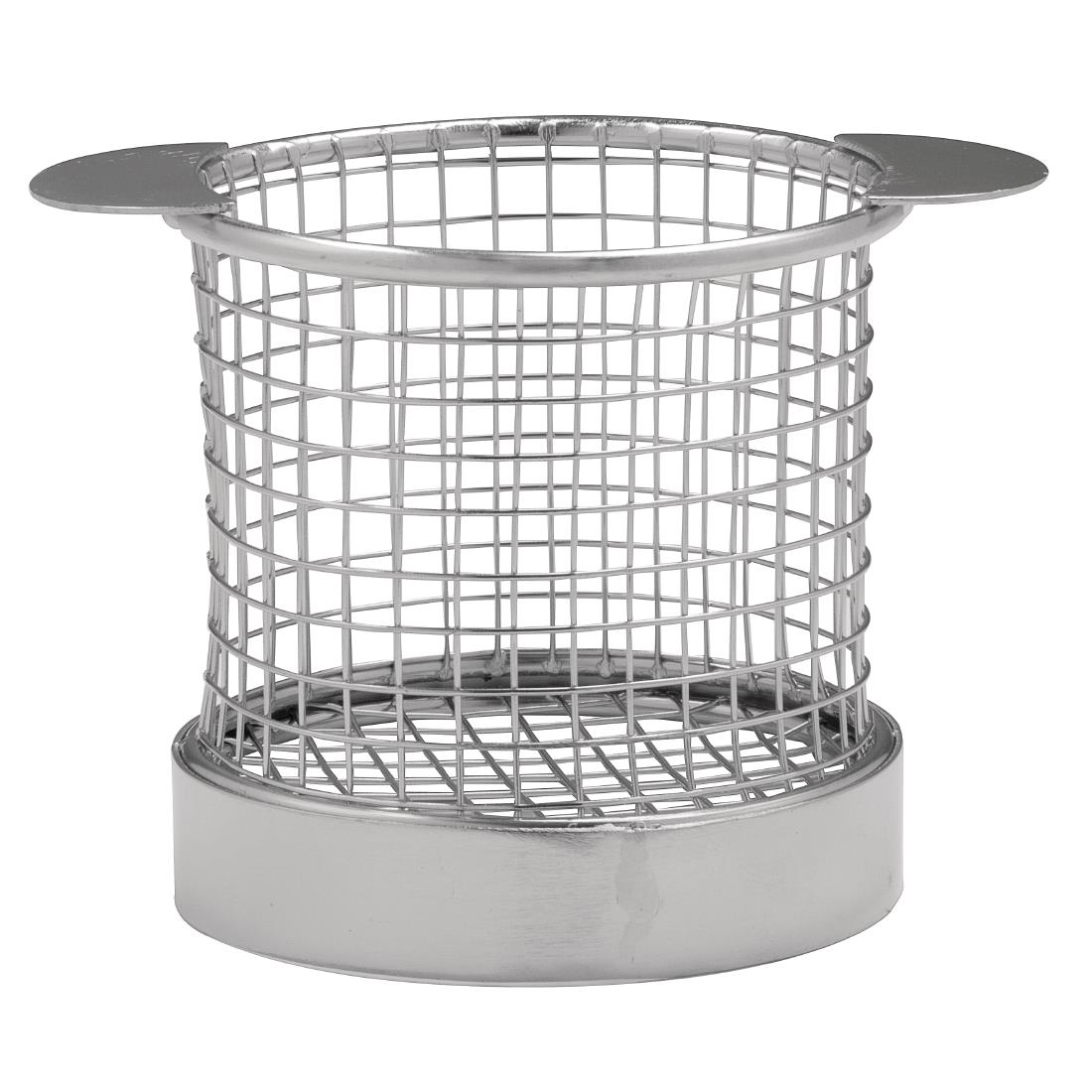 Olympia Chip basket Round with Ears 80mm