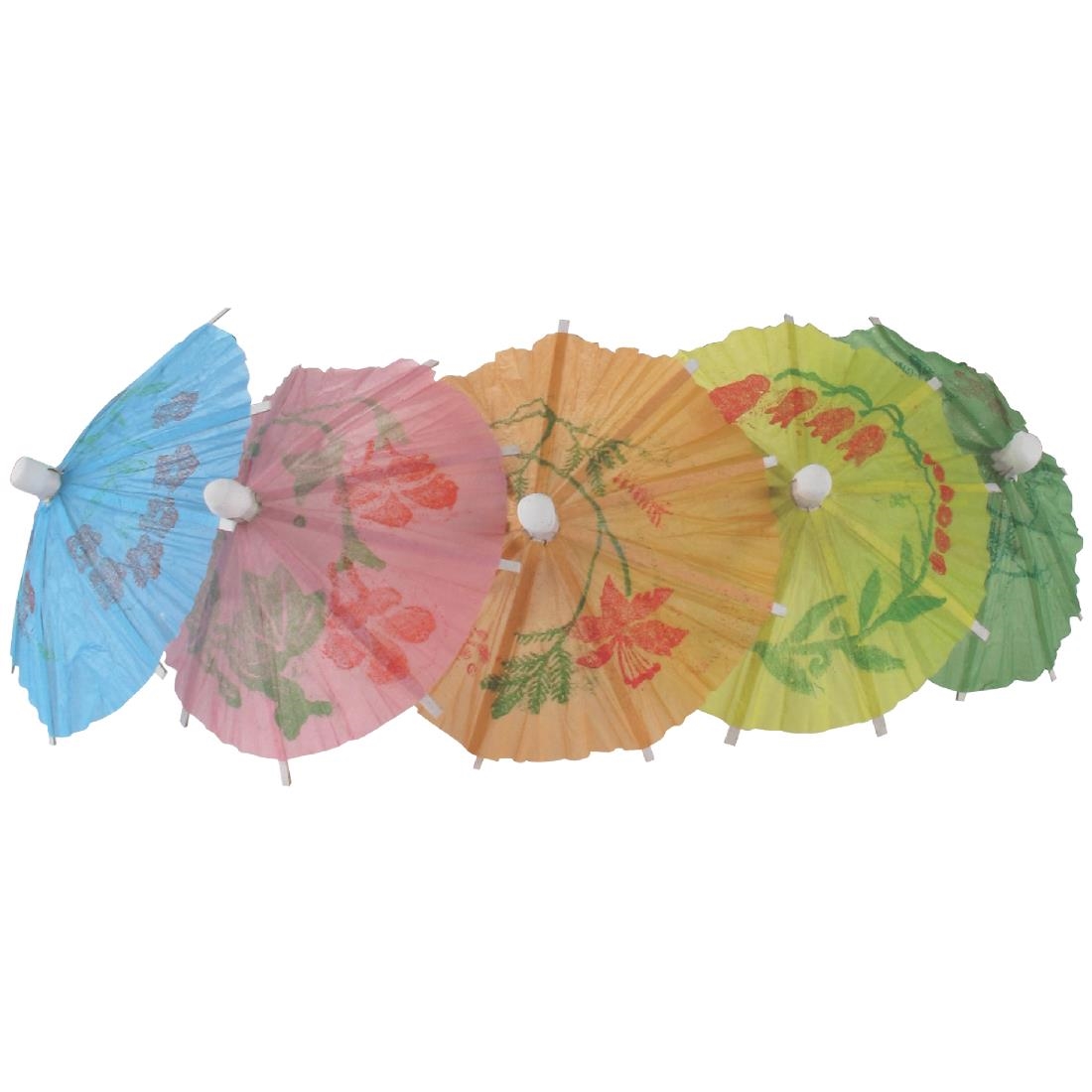Paper Parasols Mixed Colours (Pack of 144)