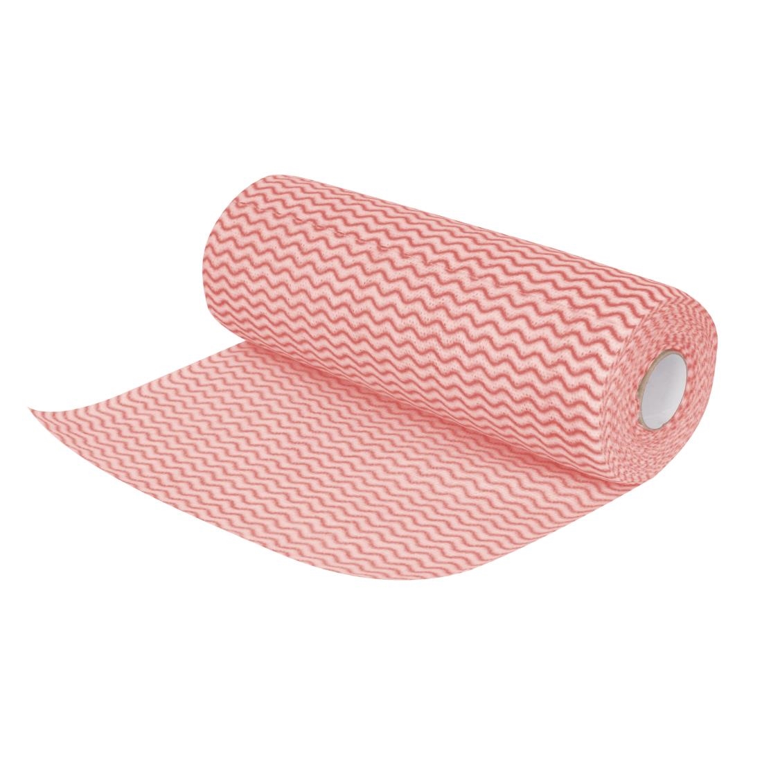 Jantex Non Woven Cloths Red (Roll of 100)