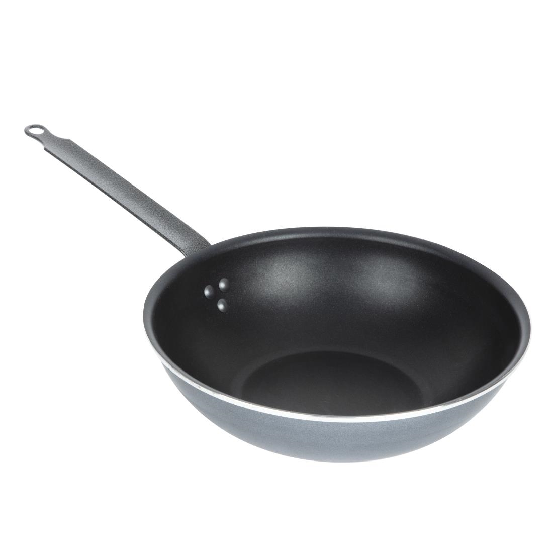 Matfer Bourgeat Classe Chef Non-Stick Aluminium Wok Flared Saute Pan 280mm