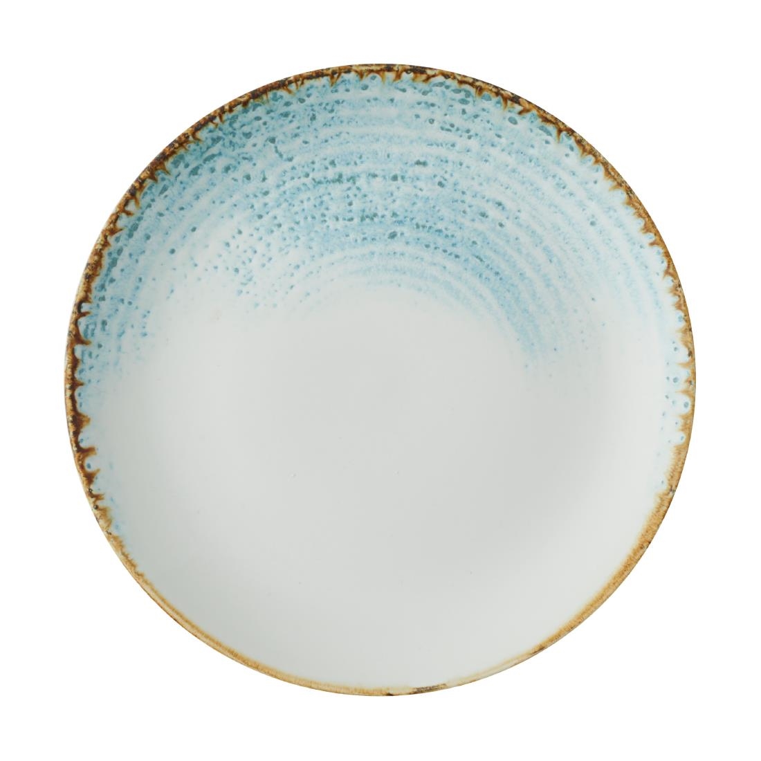 Churchill Homespun Accents Aquamarine Evolve Coupe Plates 220mm (Pack of 12)