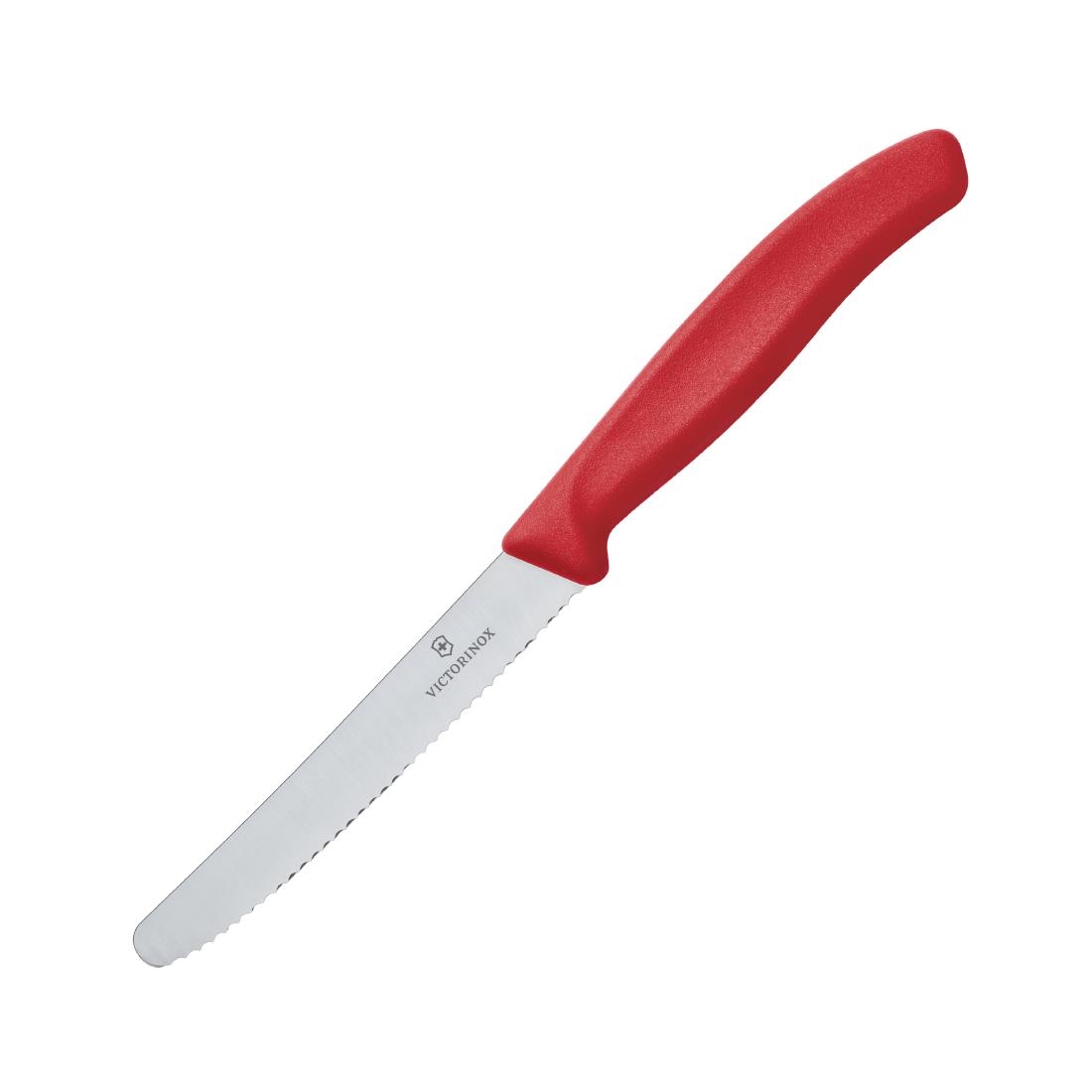 Victorinox Tomato/Utility Knife Serrated Edge 11cm Red