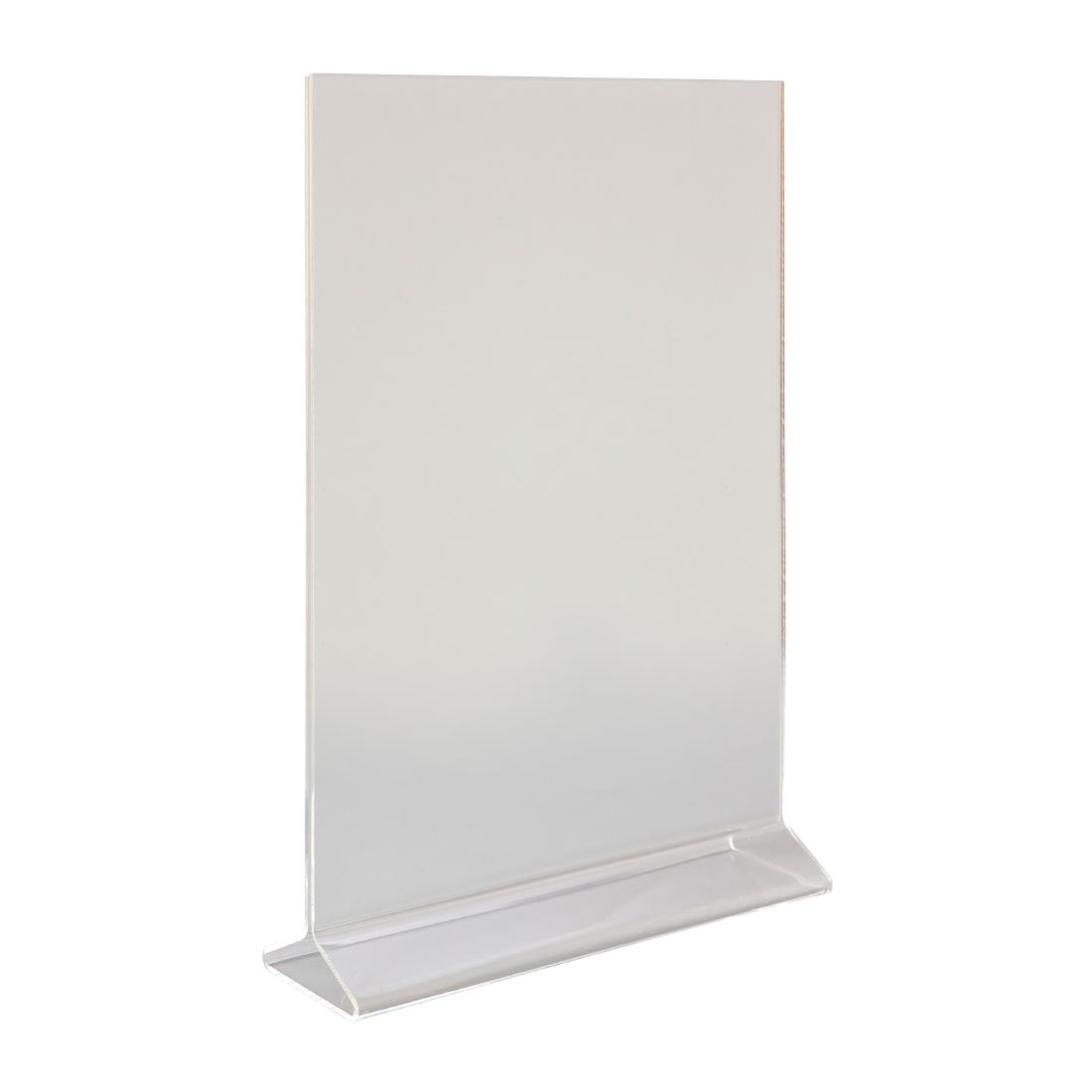 Beaumont Perspex Menu Holder Vertical A4