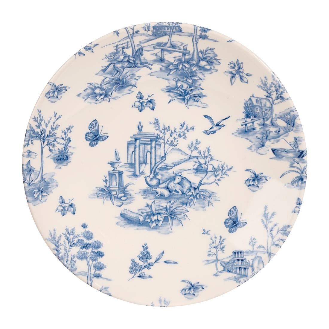 Churchill Vintage Prints Deep Coupe Plates Prague Toile 225mm (Pack of 12)