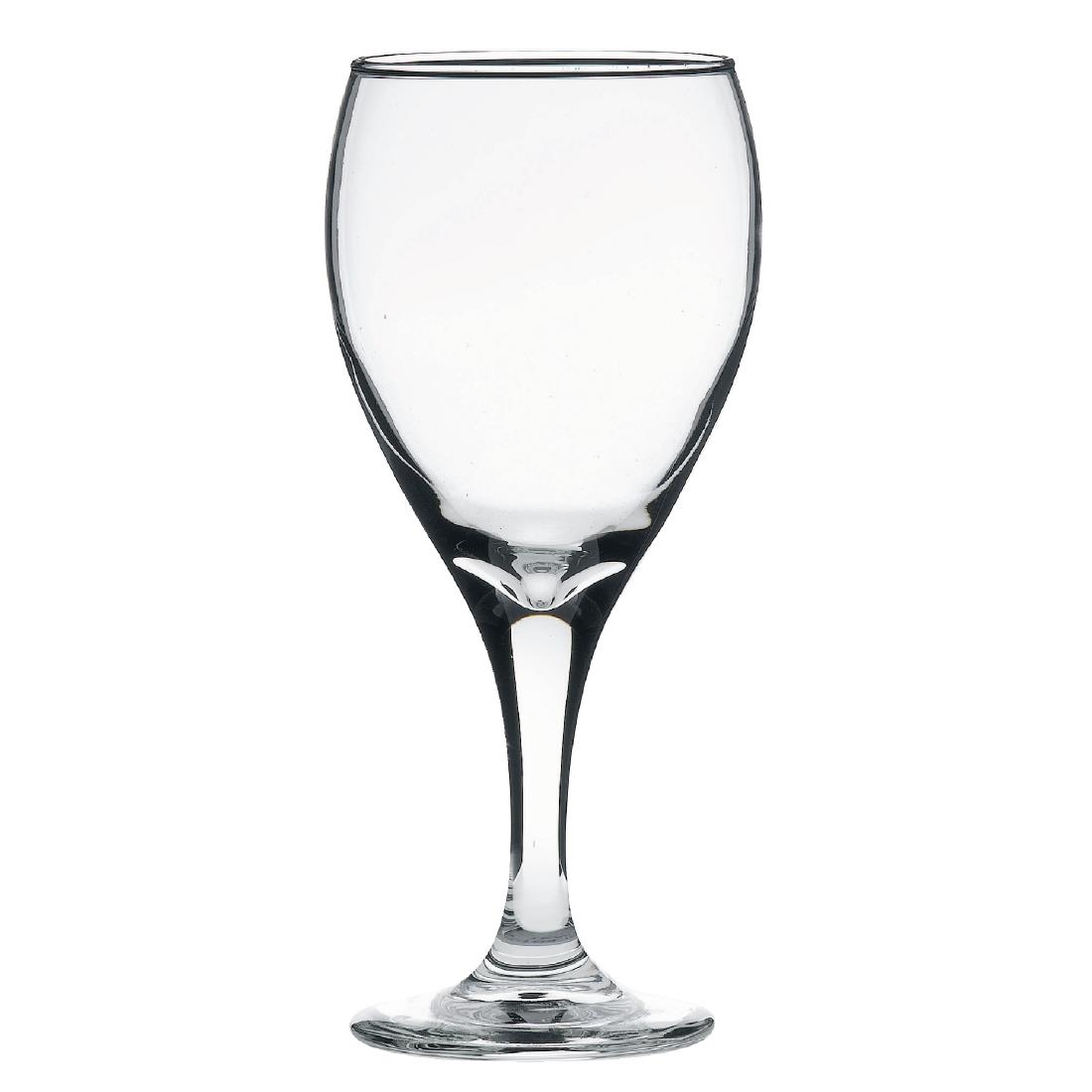 Libbey Teardrop Wine Goblets 350ml CE Marked at 250ml (Pack of 12)